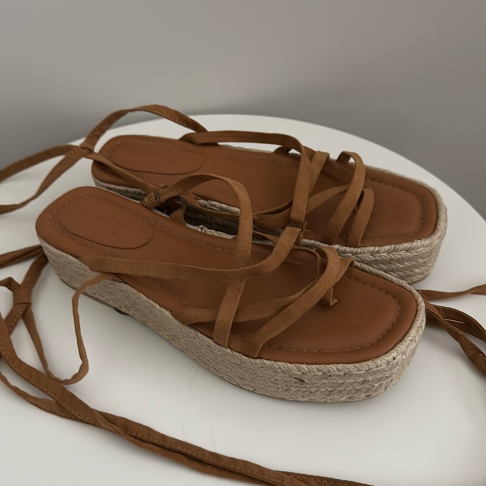 Universal Thread Brown Espadrille Sandals